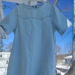 LEVI'S Denim Tee Dress, SIZE-Medium, Relaxed Fit